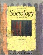 SOCIOLOGY AN INTRODUCTION THIRD EDITION 1992 PDF电子版封面 0060466995 ALEX THIO