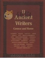 ANCIENT WRITERS:GREECE AND ROME VOLUME 2 1982年 PDF电子版封面 T.JAMES LUCE