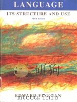 LANGUAGE ITS STRUCTURE AND USE  THIRD EDITION   1999  PDF电子版封面  0155078275  EDWARD FINEGAN 