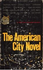 THE AMERICAN CITY NOVEL     PDF电子版封面     