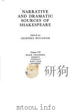 NARRATIVE AND DRAMATIC SOURCES OF SHAKESPEARE  VOLUME VII   1973  PDF电子版封面  0415163455   