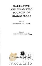 NARRATIVE AND DRAMATIC SOURCES OF SHAKESPEARE  VOLUME II   1958  PDF电子版封面  0415163404   