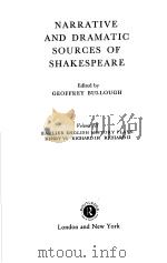 NARRATIVE AND DRAMATIC SOURCES OF SHAKESPEARE  VOLUME 3   1960  PDF电子版封面  0415163412   