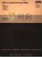 REVIEW OF LARGE-SCALE ENERGY MODELS 1979 PDF电子版封面