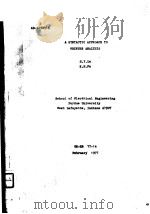 A SYNTACTIC APPROACH TO TEXTURE ANALYSIS     PDF电子版封面    S.Y.LU  K.S.FU 