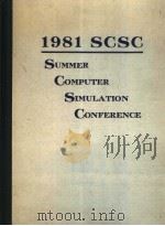 PROCEEDINGS OF THE 1981 SUMMER COMPUTER SIMULATION CONFERENCE PDF电子版封面