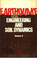 EARTHQUAKE ENGINEERING AND SOIL DYNAMICS VOLUME 2 PDF电子版封面