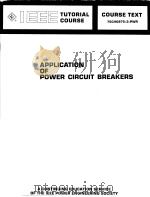 IEEE TUTORIAL COURSE COURSE TEXT 75CH0975-3-PWR     PDF电子版封面     