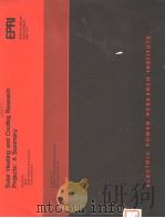 SOLAR HEATING AND COOLING RESEARCH PROJECTS:A SUMMARY PDF电子版封面