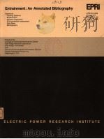 ENTRAINMENT:AN ANNOTATED BIBLIOGRAPHY PDF电子版封面 R.F.CARRIER E.H.HANNON