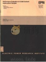 PERFORMANCE EVALUATION OF A SOLID SORBENT HYDROCARBON SAMPLER     PDF电子版封面    MAYNARD B.NEHER  PETER W.JONES 