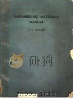 ENGINEERING MATERIALS MANUAL     PDF电子版封面    T.C.DUMOND 