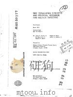 WAR THRMINATION CONCEPTS AND POLITICAL ECONOMIC AND MILITARY TARGETING     PDF电子版封面     