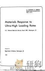 MATERIALS RESPONSE TO U1TRA-HIGH LOADING RATES（ PDF版）