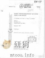 SHARED APERTURE BREADBOARD TEST SYSTEM (SABTS) LASER SUPPORT PDF电子版封面