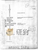 BALLISTIC RANGE TEST OF THE VIPER ROCKET:DATA REPORT PDF电子版封面 GEORGE BATIUK