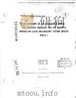 DEVELOPMENT OF AN EVALUATION MODEL AND TRAINING PROGRAM FOR THE MULTIPLE INTEGRATED LASER ENGAGEMENT     PDF电子版封面     
