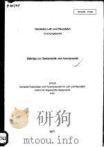 BEITRAGE ZUR GASDYNAMIK UND AERODYNAMIK PDF电子版封面