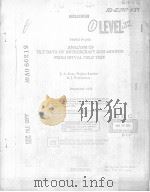 ANALYSIS OF TILT DATA OF ANTIAIRCRAFT GUN MOUNTS FROM HITVAL FIELD TEST PDF电子版封面 J.A.ROSS A.J.PEMBERTON