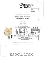 BLAST CAPACITY EVALUATION OF PRE-ENGINEERED BUILDING PDF电子版封面