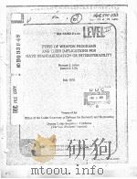 TYPES OF WEAPON PROGRAMS AND THEIR IMPLICATIONS FOR NATO STANDARDIZATION OR INTEROPERABILITY PDF电子版封面 NORMAN J.ASHER JANICE B.LILLY