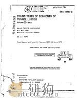 STATIC TESTS OF SEGMENTS OF TUNNEL LININGS VOLUME 2-DATA（ PDF版）