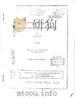 SURVEY OF TECHNIQUES FOR CLEARING MILITARY SMOKE CLOUDS     PDF电子版封面     