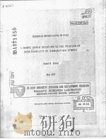 A MONTE CARLO SOULUTION TO THE PROBLEM OF SURVIVABILITY OF AMMUNITION STORES PDF电子版封面 ABDUL R.KLWAN