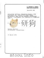 ADVANCED OPTICAL CERAMICS-PHASE I ONR CONTRACT NO.N00014-78-C-0466 THIRD QUARTERLY R&D STATUS REPORT     PDF电子版封面    A.M.DINESS 