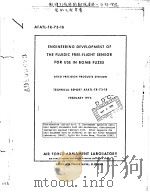 ENGINEERING DEVELOPMENT OF THE FLUIDIC FREE-FLIGHT SENSOR FOR USE IN BOMB FUZES（ PDF版）