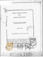 TARGET REFERENCE SYSTEM FOR RADAR CORRELATION PDF电子版封面 JOHN P.RICHTER