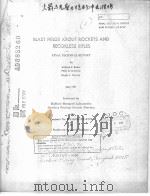 BLAST FIELDS ABOUT ROCKETS AND RECOILLESS RIFLES PDF电子版封面