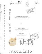 DEVELOPMENT OF A RESEARCH PLAN FOR THE IMPROVEMENT OF AERODYNAMIC MODELS FOR ANALYSIS OF BALLISTIC R PDF电子版封面 ROBERT W.COURTER