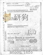 THE KINETICS AND SPECTROSCOPY OF AIRCRAFT AND ROCKET PLUME CONSTITUENTS     PDF电子版封面    DR.F.P.TULLY  DR.A.R.RAVISHANK 