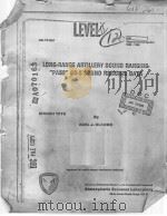 LONG-RANGE ARTILLERY SOUND RANGING: PDF电子版封面 ABEL J.BLANCO