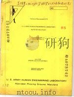 U.S.ARMY HUMAN ENGINEERING LABORATORY RATE OF FIRE STUDY（ PDF版）