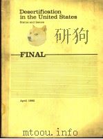 DESERTIFICATION IN THE UNITED STATES STATUS AND ISSUES 1982 PDF电子版封面