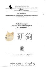 WECHSELWIRKUNGEN ZWISCHEN MEER UND ATMOSPHARE IM OSTSEEGEBIET PDF电子版封面