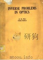 PROCEEDINGS SPIE VOLUME 808 INVERSE PROBLEMS IN OPTICS（ PDF版）