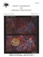 NINTH CONFERENCE ON APPLIED CLIMATOLOGY（ PDF版）