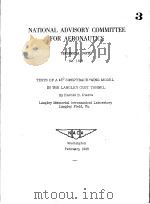 TESTS OF A 45 SWEPTBACK-WING MODEL IN THE LANGLEY GUST TUNNEL（ PDF版）