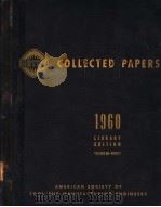COLLECTED PAPERS 1960 LIBRARY EDITION VOLUME 60 BOOK 1 PDF电子版封面