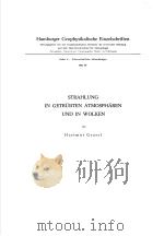 STRAHLUNG IN GETRUBTEN ATMOSPHAREN UND IN WOLKEN PDF电子版封面