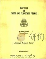 INSTITUTE OF EARTH AND PLANETARY PHYSICS PDF电子版封面