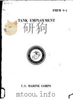 TANK EMPLOYMENT FMFM 9-1 PDF电子版封面