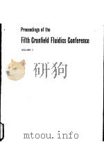 PROCEEDINGS OF THE FIFTH CRANFIELD FLUIDICS CONFERENCE VOLUME 3 PDF电子版封面
