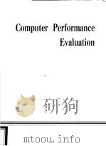 COMPUTER PERFORMANCE EVALUATION PDF电子版封面