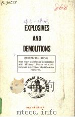 EXPLOSIVES AND DEMOLITIONS（ PDF版）