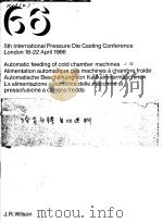 AUTOMATIC FEEDING OF COLD CHAMBER MACHINES     PDF电子版封面    J.R.WILSON 