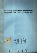 PROCEEDINGS OF THE FLUID AMPLIFICATION SYMPOSIUM 1964 VOL.3 PDF电子版封面